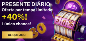 Métodos de pagamento aceitos na pop555